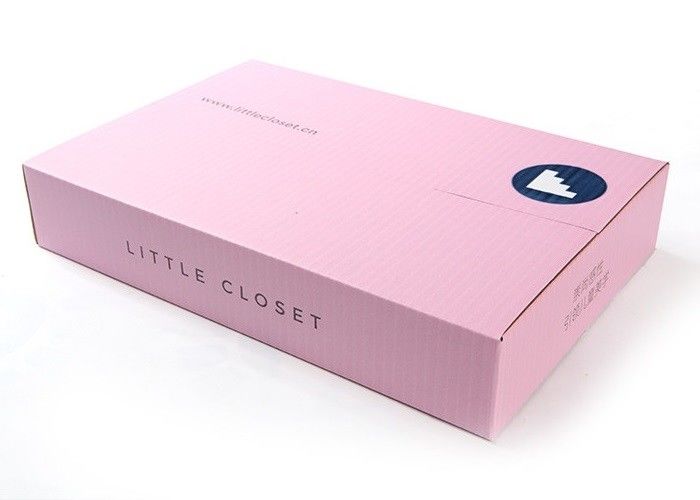 pink shipping boxes