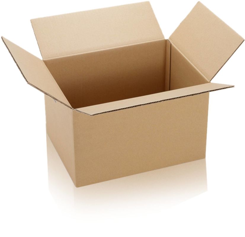 Single Layer Cardboard Packing Boxes Custom Size And Color Printing For Shipping