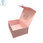 Elegant 1400gsm Grey Board Magnetic Cardboard Gift Box Hot Stamping