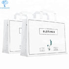 Rigid Glossy White Laminated Gift Bags Offset Printing Book Packaging