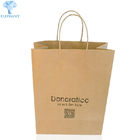 Exhibition Shopping 1.2mm Kraft Paper Gift Bags Cosmetic Packaging