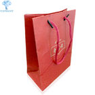Custom Jewelry Free Sample Wedding Door Red Paper Gift Bags With Handles