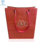 Custom Jewelry Free Sample Wedding Door Red Paper Gift Bags With Handles