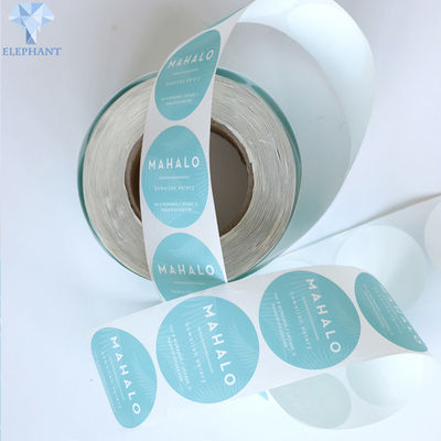 Peelable Hot Stamping Printed Self Adhesive Labels On A Roll