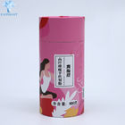 Recyclable PMS Luxury Perfume Cardboard Cylinder Packaging Glossy Lamination