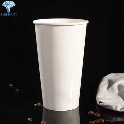 Biodegradable 14oz 22oz Custom Disposable Coffee Cups CMYK Printing