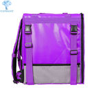 Purple Oxford Insulated Food Delivery Bags Picnic Delivery Backpack For Motorcycle