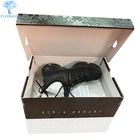 Kraft Packaging Black Shoe Corrugated Shipping Boxes Customized Printed Logo