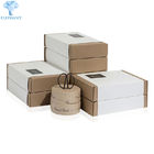 C1S Art Paper Corrugated Shipping Boxes UV Varnish Cardboard Flat Pack Boxes