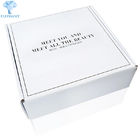 Recyclable Embossing Shoe Mailer Boxes 4C Printing Corrugated Cardboard Mailers