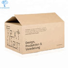 Custom Cardboard With Carton Handle Printing Large White Corrugated Mailer Boxes