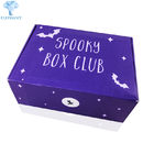 Custom Printing Environmentally Recyclable Violet Colour Clothes Corrugated Mailer Boxes