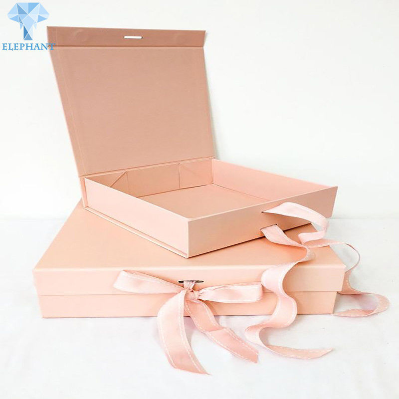 luxury Foldable Gament Apparel Packaging Box Sliver Foil Stamping