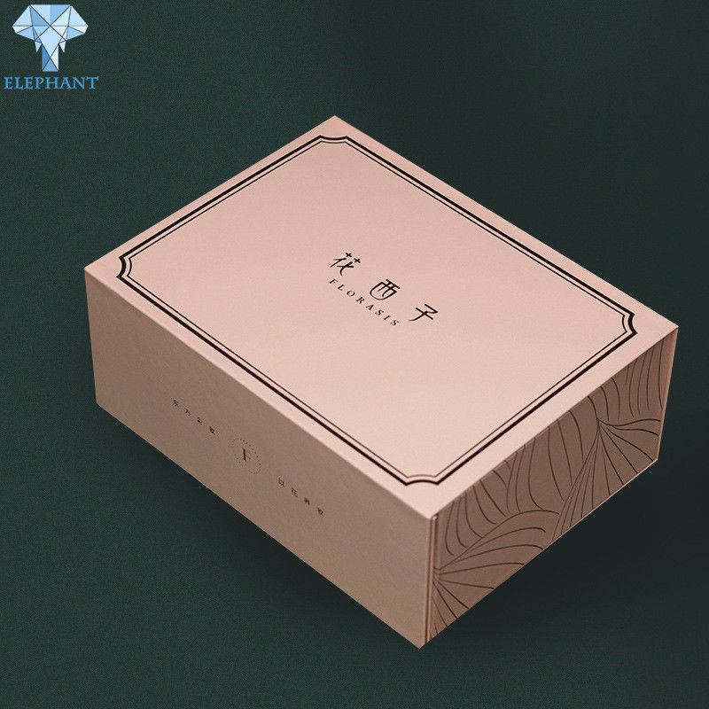 Embossed Decorative Small Magnetic Gift Box Flip Top Magnetic Box