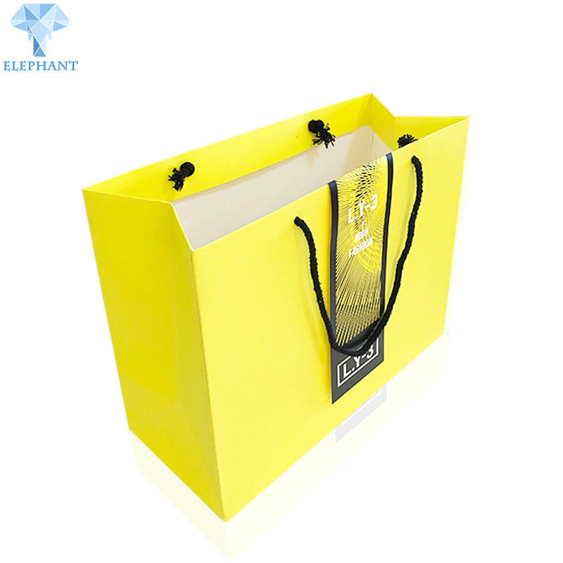 Compostable Debossing personalized Gift Bags With Handles CDR PDF available