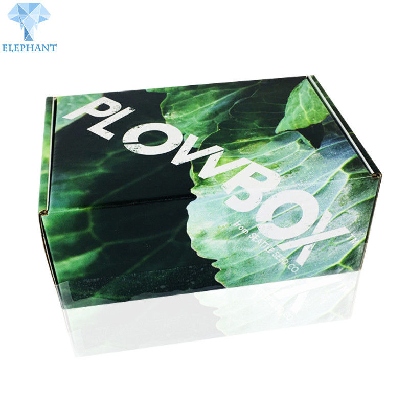 Custom Printing Eco Die Friendly Cut Flat Pack Corrugated Folding Carton Shipping Boxes Melon