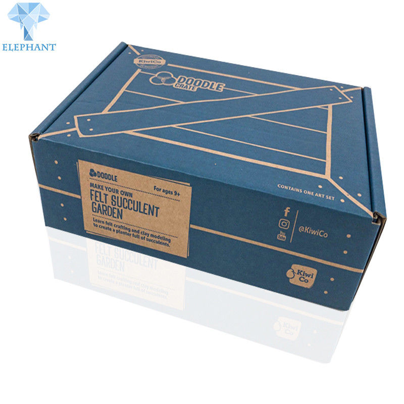 CMYK Painting Collapsible Reusable Shipping Boxes 26cm×15cm×6cm Corrugated Shoe Boxes