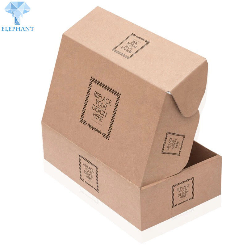 Hot Selling Price Recyclable Low Custom Brand Logo Printed Folding Kraft Shoe Corrugated Shipping Boxes