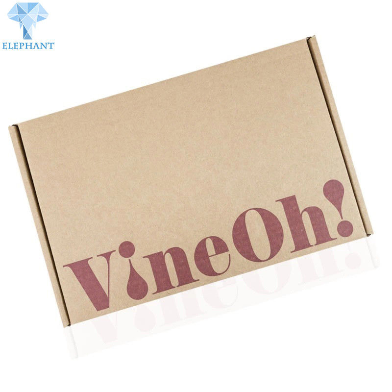 Custom Printing Logo Sale Hot Retail HigH Quality Flat Pack Wine Corrugated Mailer Boxes Packing