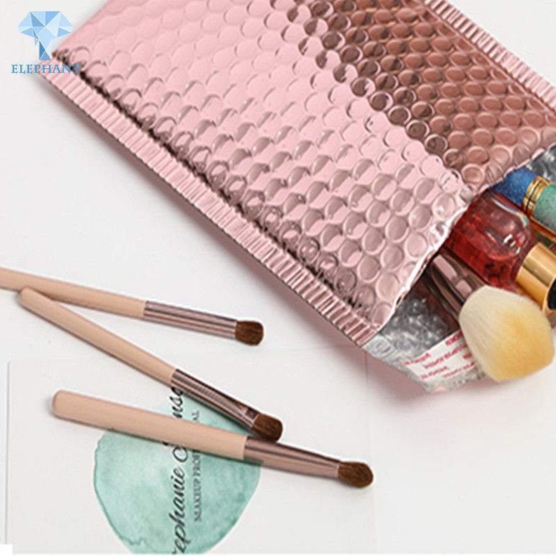 Printed Metallic Foil Rose Gold Poly Mailers 3-5mm thickness