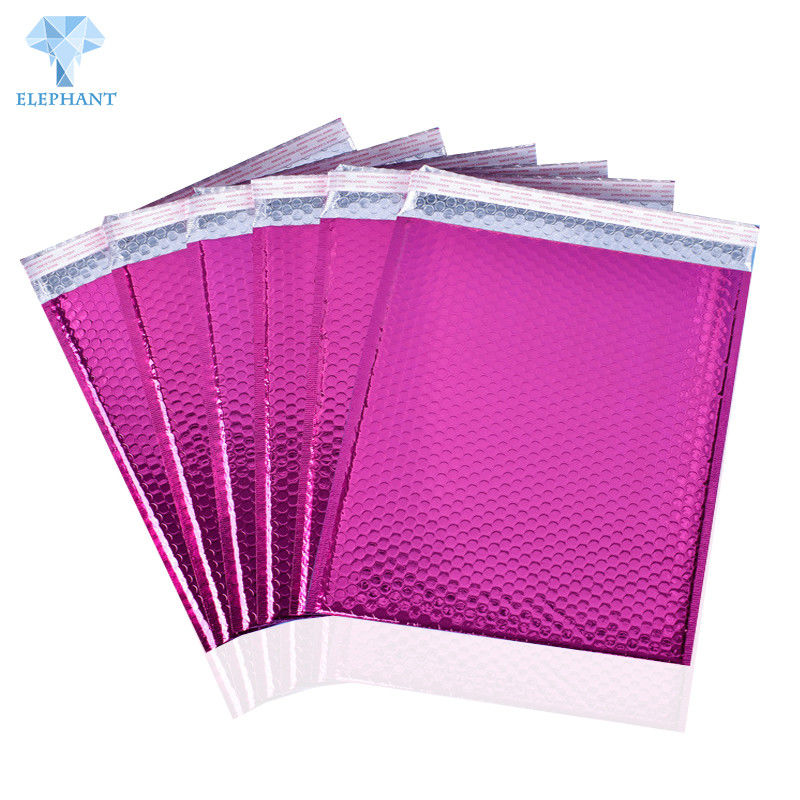200 Micron Holographic Poly Bubble Mailers Glossy Lamination